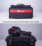 Guide Sensmart Hammer II series thermal camera with its protective carry bag and hard transport case.