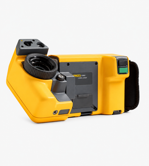Fluke TiX501 thermal imaging camera shown from an angled front and side view