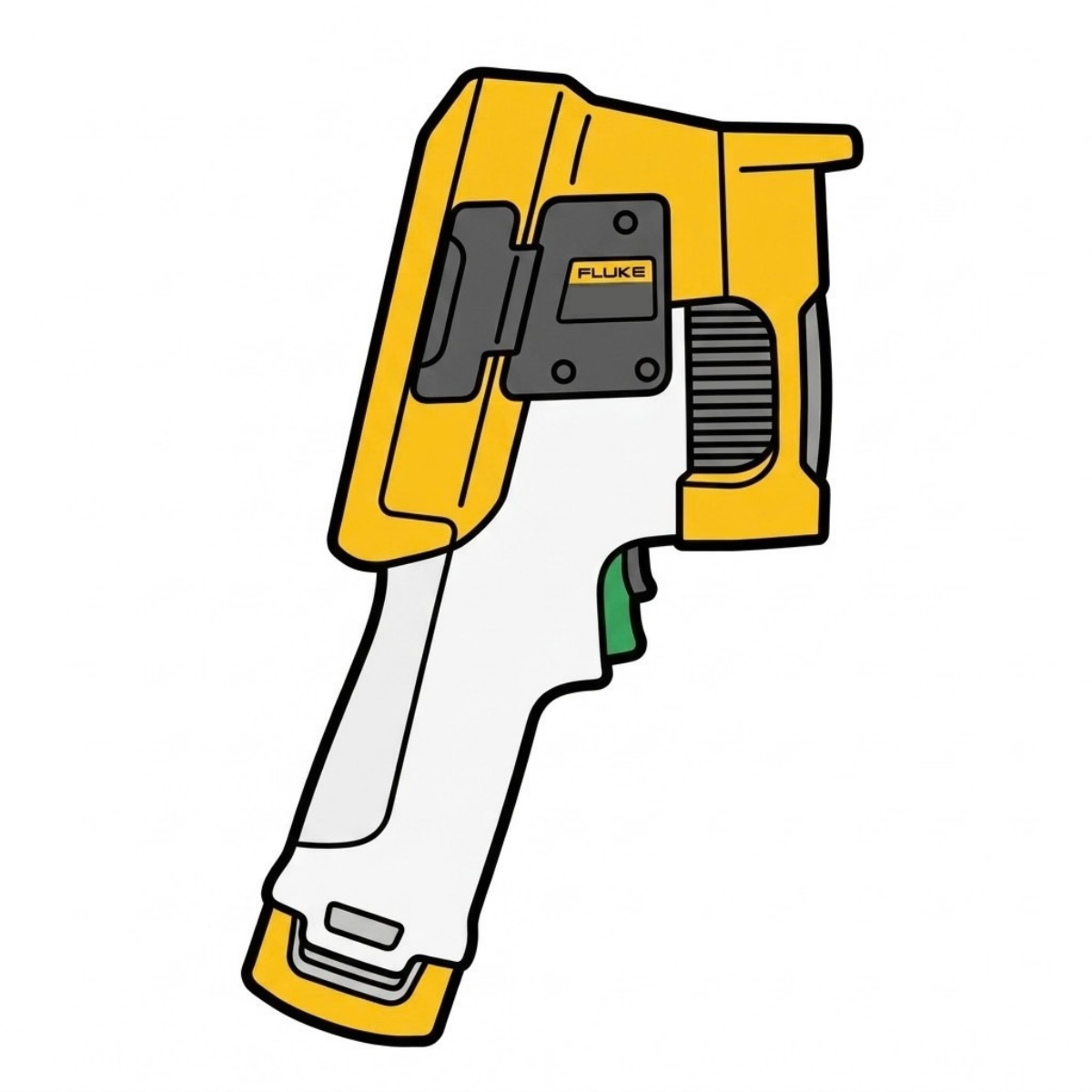 Standalone operation: Fluke Ultra series thermal camera icon side view